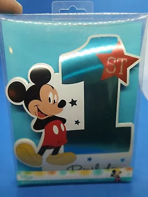 Disney Mickey Mouse 1st Birthday Party Invitations & Envelopes 8 Pk NEW • $8.99