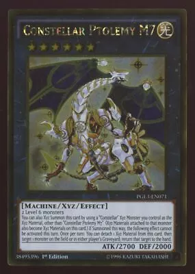 Yugioh Constellar Ptolemy M7 #PGL3-EN071 1st Edition Gold Rare • $2.19