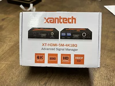 Xantech XT-HDMI-SM-4K18G HDMI Signal Manager With Audio De-embedder - Brand New • $85