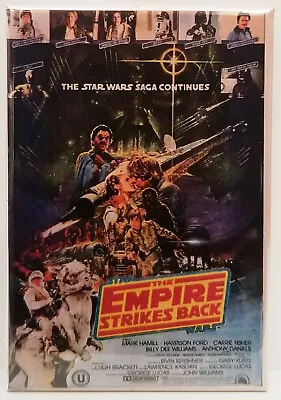 Star Wars Empire Strikes Back MAGNET 2 X3  Refrigerator Locker Movie Poster #2 • $6.95