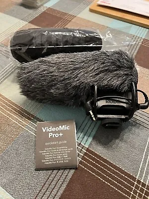 Rode VideoMic Pro+ Plus On Camera Shotgun Microphone Plus Rode Deadcat • $142