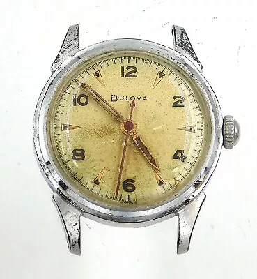 Bulova Watertite Watch 1952 Military 10 BTC Lot B509 • $25