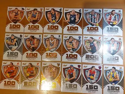 2024 Select Footy Stars Milestone Games - Choose Your Card • $4