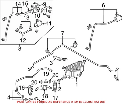 $13.93 • Buy Genuine OEM Vacuum Line Adapter For VW/Audi 8R0906272H