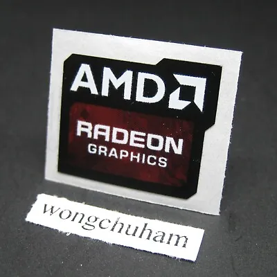 PC Notebook Sticker - AMD Radeon Graphics Sticker 17mm X 20mm #202211221218 • $2.22