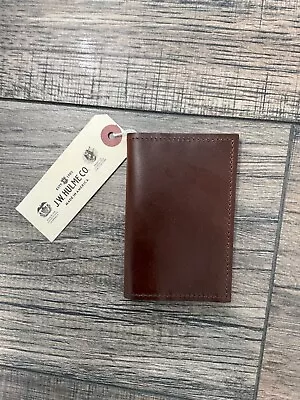 J. W. Hulme Leather Business Card Case / American Heritage • $50