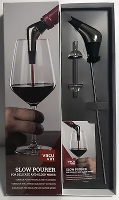 $16.95 • Buy Wine Slow Pourer For Delicate And Older Wines Stainless Steel By Vacu Vin 