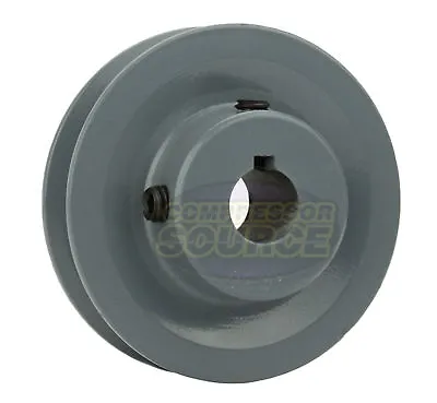 $19.95 • Buy Cast Iron 3   Single Groove V Style Section A Belt 4L For 3/4   Shaft Pulley