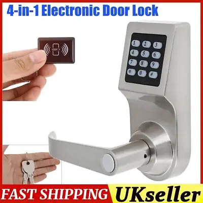 	Electric Door Lock Digital Keypad RF Card Keyless Smart Home Cabinet Security • £61.09