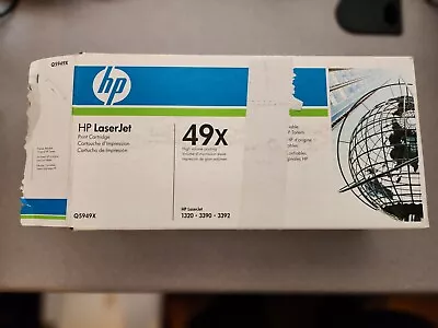 Genuine OEM HP 49X Black High Yield Toner Q5949X LaserJet 1320 3390 3392 • $39