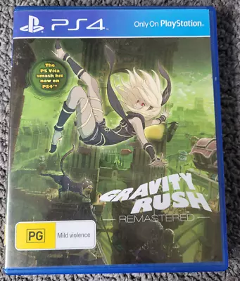 Gravity Rush Remastered Playstation 4 PS4 PS5 AUS PAL • $109.95