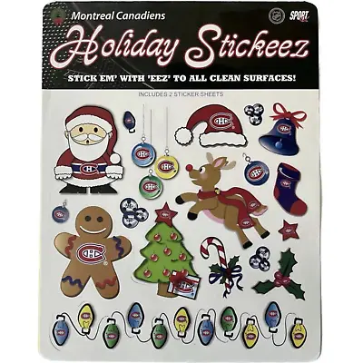 Montreal Canadiens NHL Officially Licensed Holiday Stickeez Stickers [Brand New] • $7.38