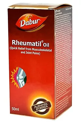 Dabur Rheumatil Oil 50ml With Free Shipping Worldwide • $14.48