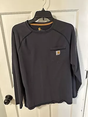 Carhartt Force Relaxed Fit Long Sleeve Pocket Shirt Size M • $4.99