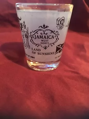 Vintage Shot Glass: Jamaica West Indies Land Of Sunshine • $2.66