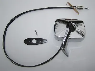 1968-1969 Buick Skylark GS Les LH Remote OS Rear View Mirror Kit. OEM #1231655 • $401.77