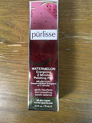 PURLISSE - Watermelon Energizing 2 Min Polishing Peel - 2.5oz / 70 Ml - NEW • $14