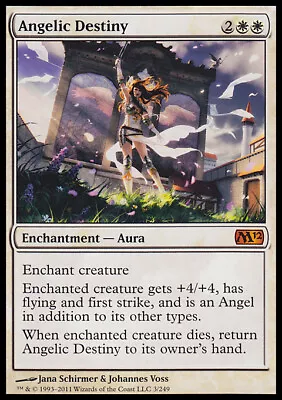 MTG Magic The Gathering Angelic Destiny (3/256) Magic 2012 LP • $2.45