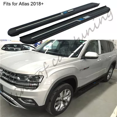 Fits For Volkswagen Atlas 2018+ Running Board Side Step 2PCS Protect Nerf Bars • $557.26