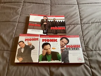 Monk: Season 3 4 6 7 &8 DVDs. Six & Eight Are Still Sealed. • $17.99