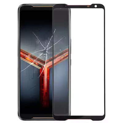 Front Screen Outer Glass Lens For Asus ROG Phone II ZS660KL (Black) • $23.09