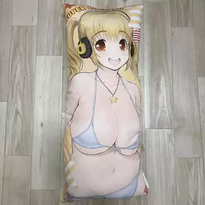 Super Sonico Pochako Cushion Pillow Newly Drawn Size H 90cm W 40cm Anime Goods • $113.34