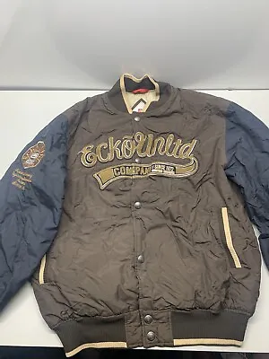 Ecko Unltd Est 1972 Embroidered Jacket Coat Medium • $49.99