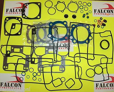 CYCO Full Top End+Base Gaskets Set W/Teflon Harley Evo 1340 Big Twin 1992-1998 • $60.88