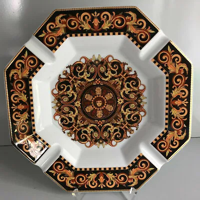 Rosenthal Meets VERSACE Barocco ASH TRAY 9 Inch Never Used In Box (D) • $229