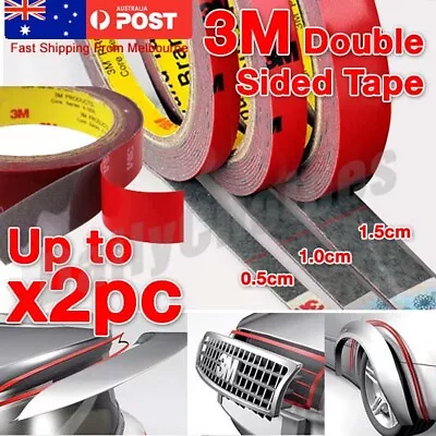 Vehicle 3M Strong Permanent Double Sided Super Sticky Versatile Roll Tape Craft • $5.75