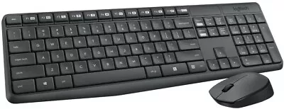 Logitech MK235 Wireless Keyboard And Mouse Combo For PC/MAC 2.4 GHz (920-007897) • $16.90