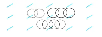 Air Brake Compressor Piston Ring Kit For Detroit Diesel /Cummins /DDC 60/ Ø70.89 • $54