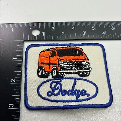 Vintage Funky Orange DODGE VAN Patch 00AG • $6.76