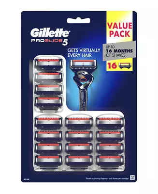 New Gillette Fusion5 Proglide Blades Refill 16 Pack • $64.99