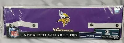 Franklin Sports NFL Team Licensed Under The Bed Storage Bins MINNESOTA VIKINGS • $7.95