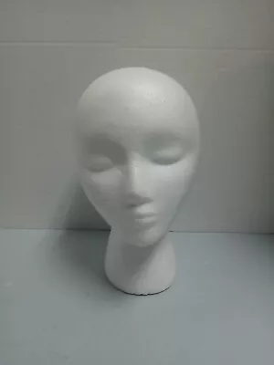 Lot Of 5 Styrofoam Male Or Female Table Wig Head Mannequins Stand Base 11  H • $29.99