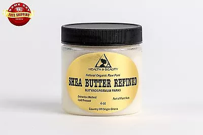 $6.49 • Buy Shea Butter Refined Organic Raw Cold Pressed Grade A From Ghana 100% Pure 4 Oz