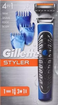 Gillette Styler 4 In 1 Face & Body Trimmer Shaver Battery Operated  • £17.99