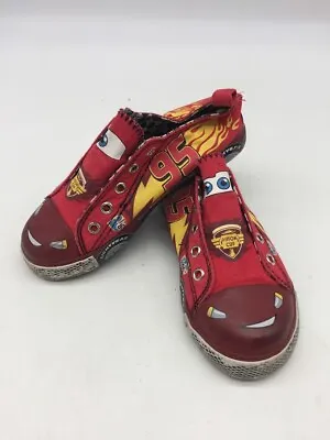 Disney/Pixar Cars Lightning Mcqueen Kids Shoes (No Laces) Size 12 • $14.99