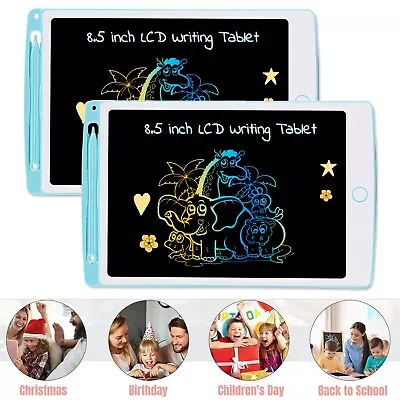 2PCS 8.5  LCD Writing Tablet Electronic Drawing Notepad Doodle Board Kids Gift  • $6.49