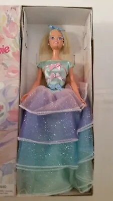 SPRING TEA PARTY BARBIE DOLL 1997 SOLD BY AVON Third In A Series • $26.55