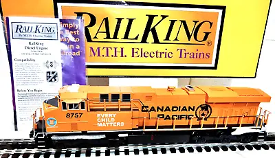 MTH Railking 30-21160-1 Canadian Pacific  ES44AC Imperial Diesel Locomotive -New • $419.95