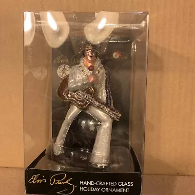 Elvis Presley Christmas Ornament Kurt S Adler White Jumpsuit With Guitar! • $9.99