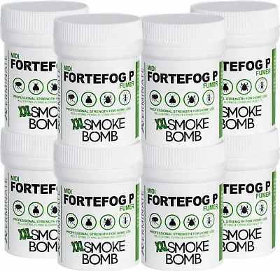 Largest Insect Killer Smoke Foggers Bombs Available Kills Bed Bugs Flea + More • £20.95