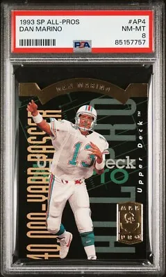 1993 Upper Deck SP All Pros Die-Cut #AP4 Dan Marino | PSA 8 | Miami Dolphins HOF • $39.99