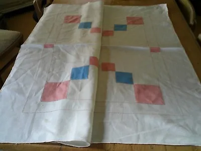 $14.67 • Buy Vintage Irish Linen Tablecloth - Applique  Work