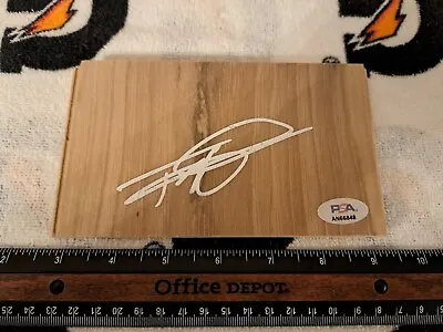 Tim Hardaway Jr Dallas Mavericks Signed Floorboard Court Piece Psa Dna Coa Knick • $99.97