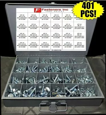 (All Sizes & Qty's) Grade 10.9 Metric JIS Flange Bolts Zinc Hardened Small Head • $139.99