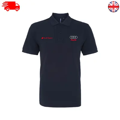 £14.99 • Buy Audi / Audi Sport PREMIUM POLO SUMMER Embroidered Shirt New Personalised Gift 