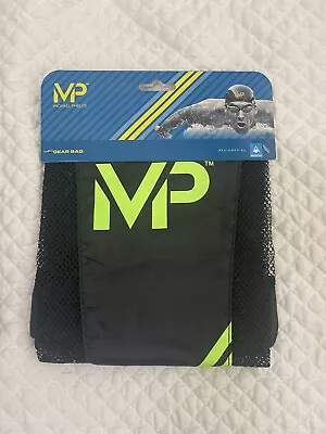 Michael Phelps Swim Gear Kit Bag XL 22x30  Swimming Aqua Sphere Black/Yellow • $10.95